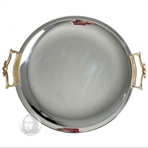 Vintage Kromex Serving Tray Platter Barware Home Decor Hollywood Regency Style